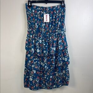 Edge Tubetop Floral Women’s mini dress Size Medium